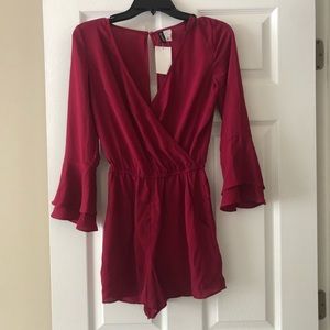 Red H&M Romper - Size 4 - New with Tag